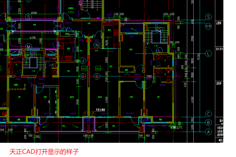 打开天正CAD画的图纸时显示不全